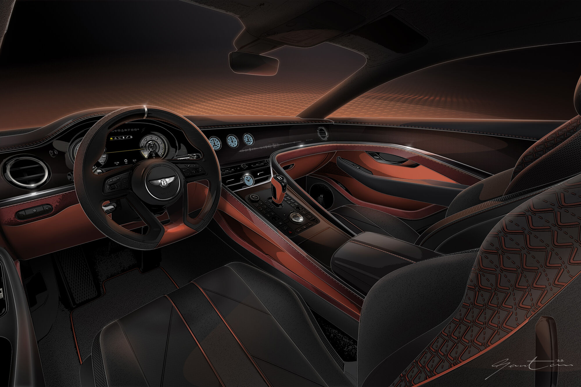 Найпотужніший і екслюзивний Bentley Batur від ательє Mulliner - фото 9